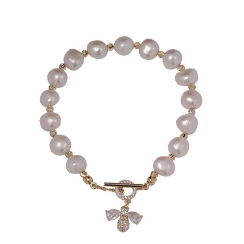 2020 new natural pearl bee Pendant Bracelet classic fashion female jewelry student girlfriends PARTY SEXY matching bracelet