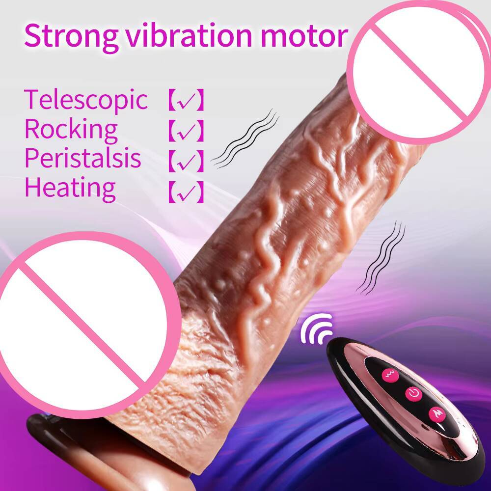 LOVE European Best-Selling New Electric Big Dildo Vibrating Heating Telescopic Female Penis Female Sex Big Dildo Wholesale