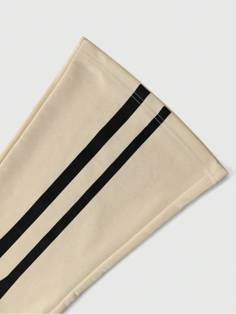 Mens Trendy Two Piece Fashion Hip Hop STRONG Letter Printed Crew Neck TShirt and Trousers Set Wear Clothing 251230