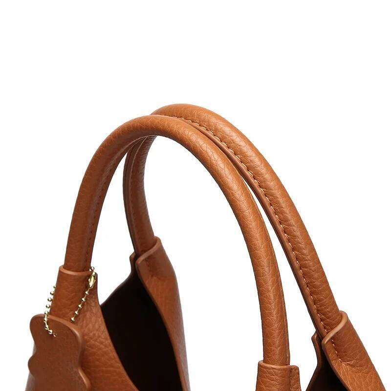 Luxury Large Capacity Female Handbags Famous Women S Shoulder Bags New High Quality Soft Leather Women Bucket Bag JINXIANGGUO TOTE