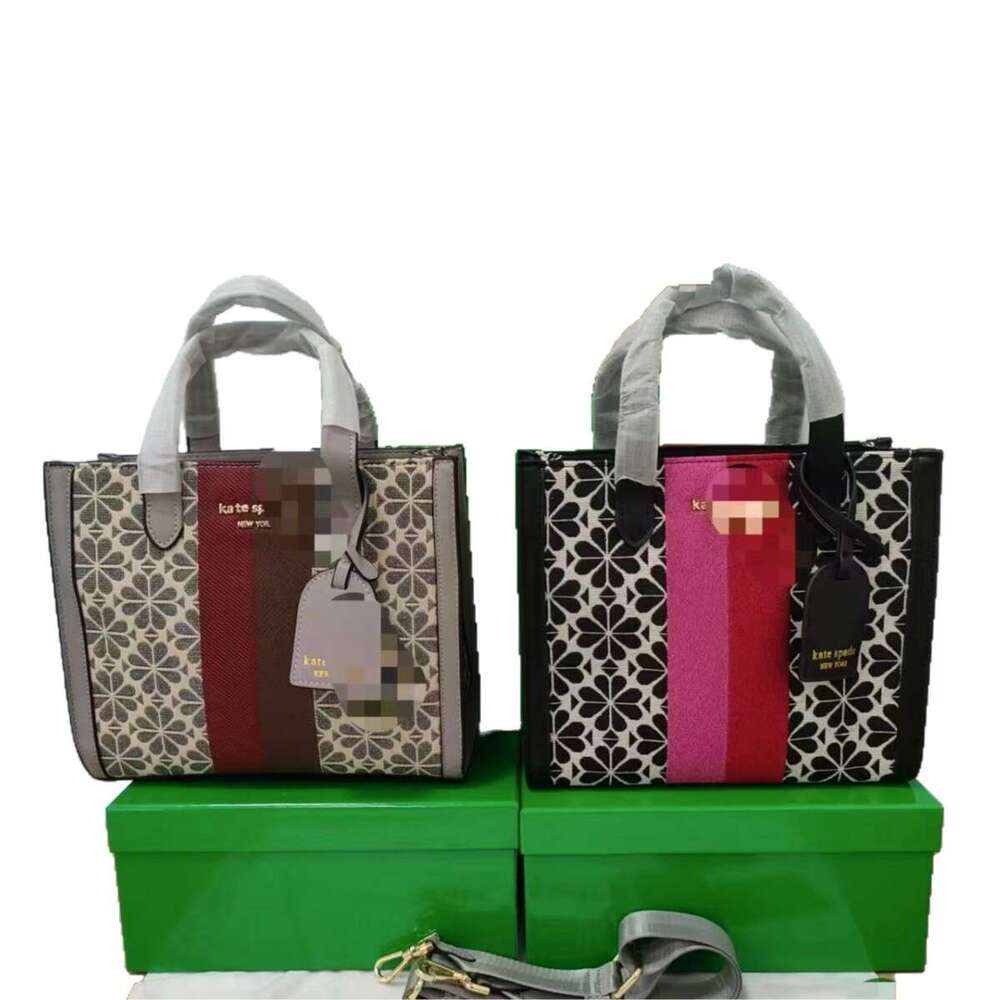 ks New Cross-Border Casual European and American Fashion Retro Woven Pattern Handbag Square Single Shoulder Crossbody Tote Bag