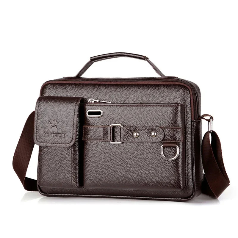 Men Shoulder Bag for 104 Ipad PU Leather Business Handbags Men Messenger Bags Fashion Man Crossbody Bag 251230