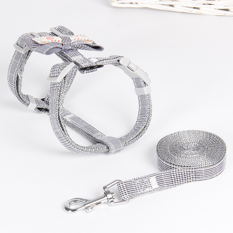 Cat bow traction rope to prevent slipping, cat walking chain rope, dog rope