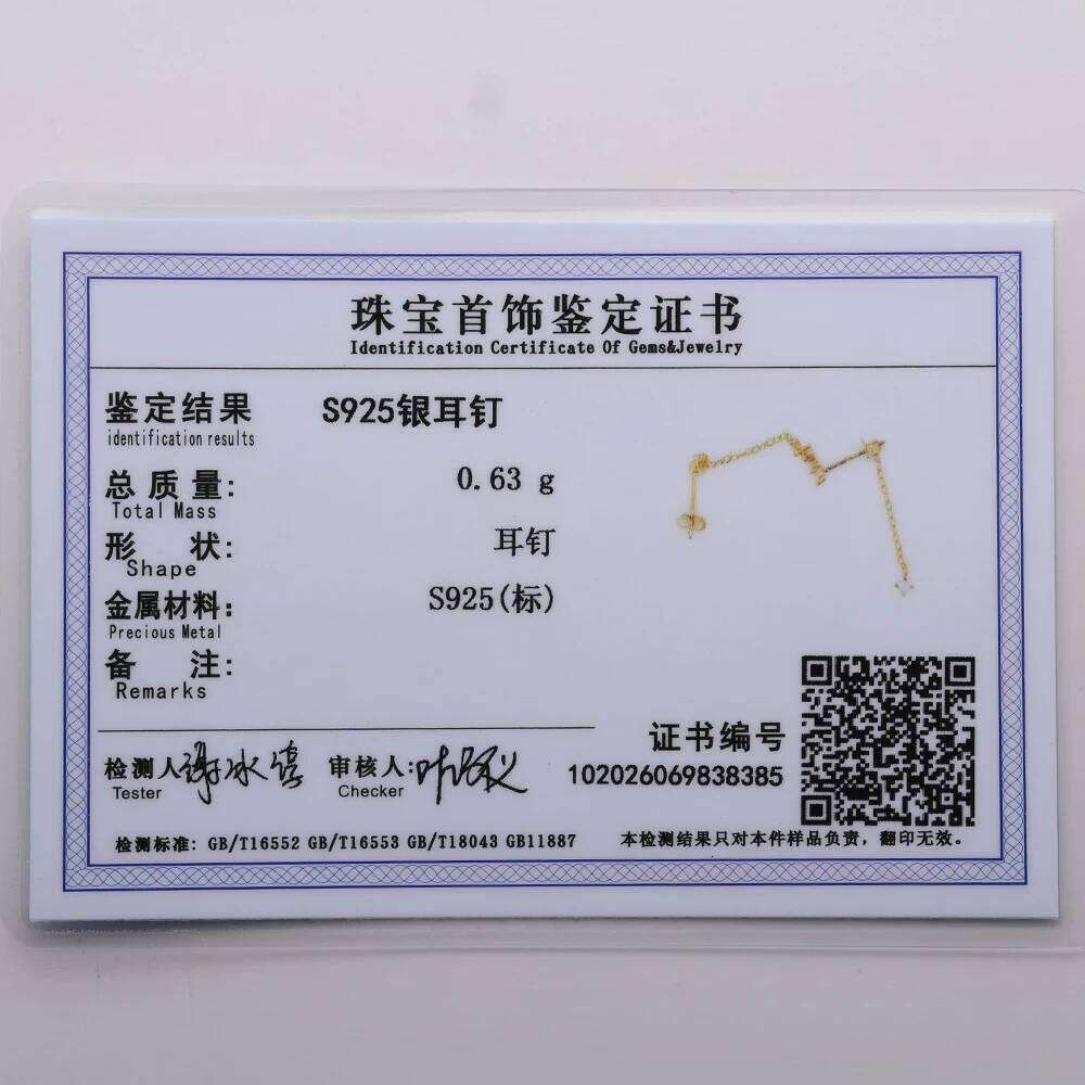 AIDE 925 Sterling Silver Horse Eye Zircon Tassel For Women Double Studs 18K Gold Color Earrings Jewelry Pendientes