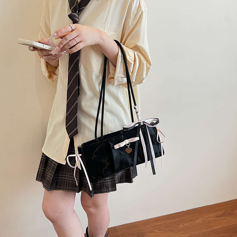 Cross-Border Niche Bags Women's 2025 New Trendy Summer Fashion Versatile Bow Shoulder Commuter Underarm Bag