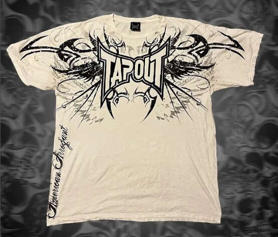 2026 European and American Demon Skull Trendy Brand New Printed Gothic High Street T-Shirt Versatile Crew Neck