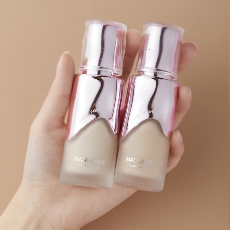 Mack Andy Matte Finish Liquid Foundation - Oil-Control Waterproof Full Coverage Concealer for All Skin Tones 251230