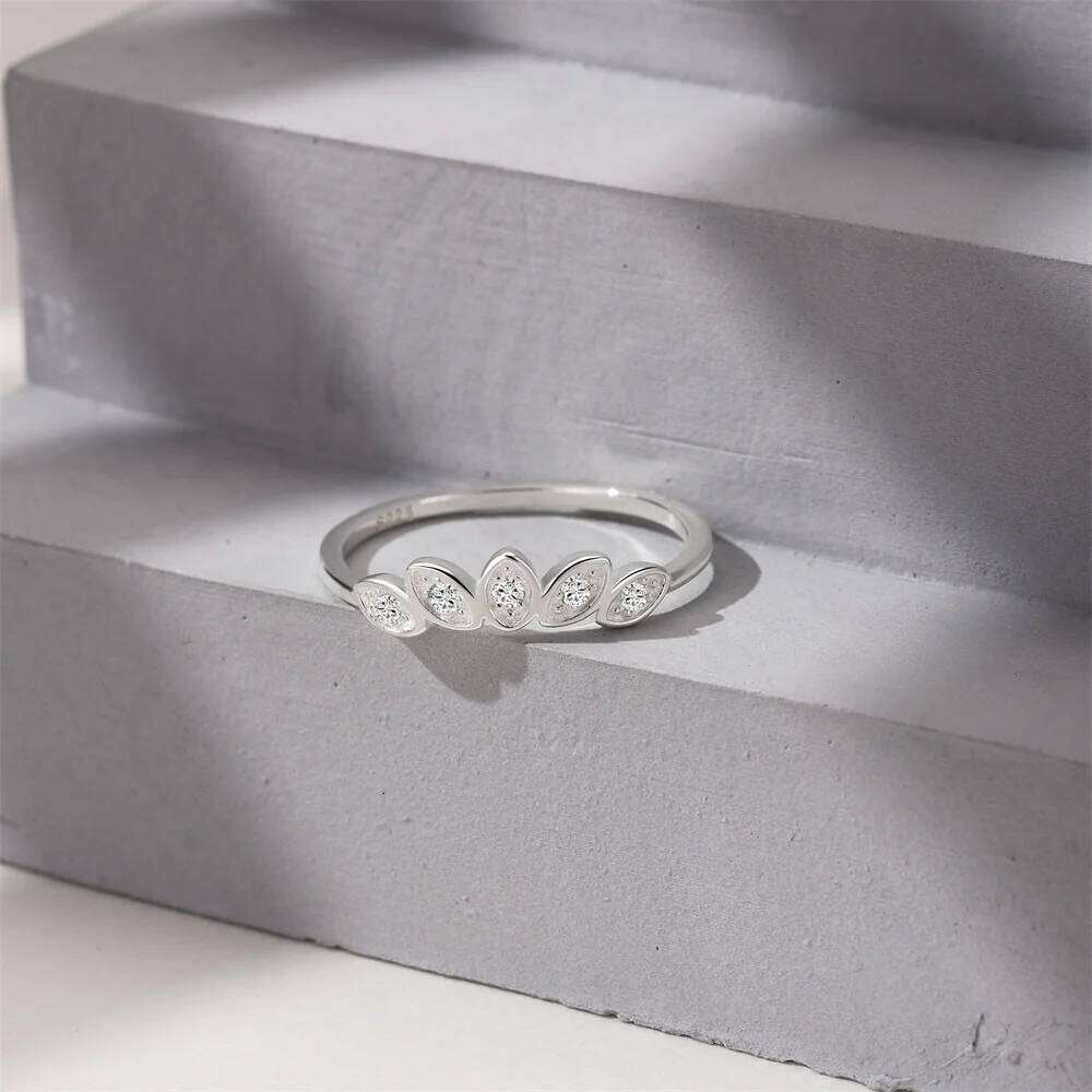 Aide S925 Sterling Silver Delicate Horse Eye Design Ring Lady Versatile Exquisite Finger Jewe Graceful Low-key Daily Accessories