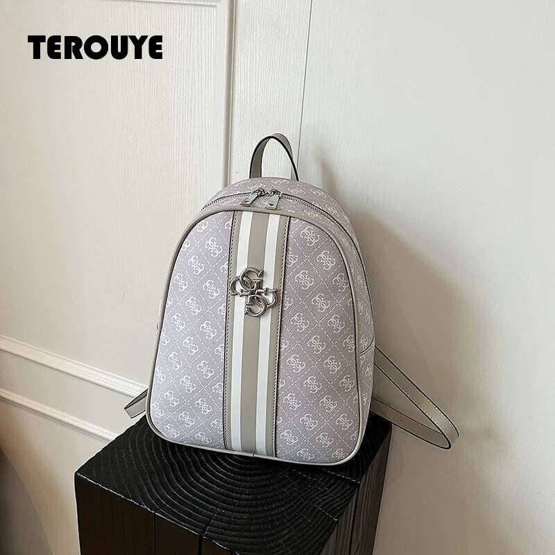 Popular Elegant Leather Tote Bag For Ladies Women Fashion Shoulder Messenger By Luxury Brand Famous Designer TEROUYE