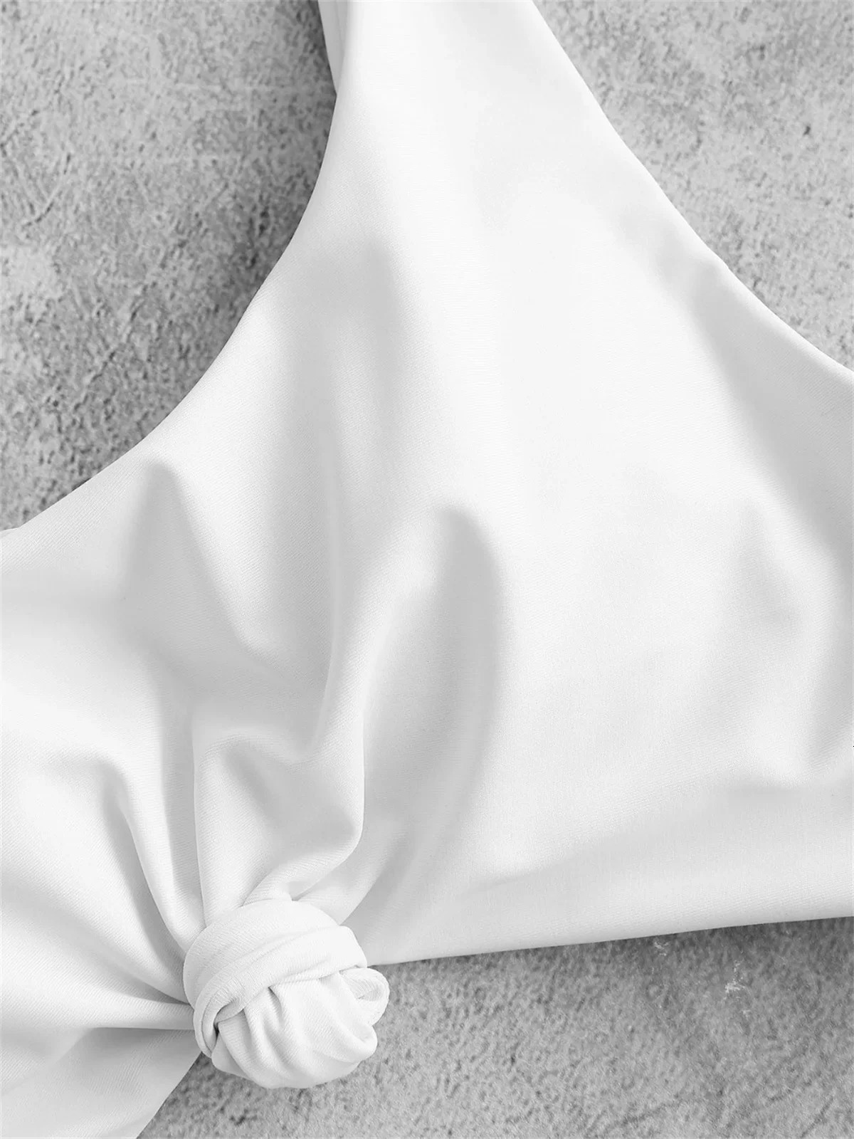 Sexy Micro Bikini Women Swimsuit Scoop Neck Striped Swimwear Knot Bow Fringe Summer Beachwear Bathing Suit Push Up Biquini 251231