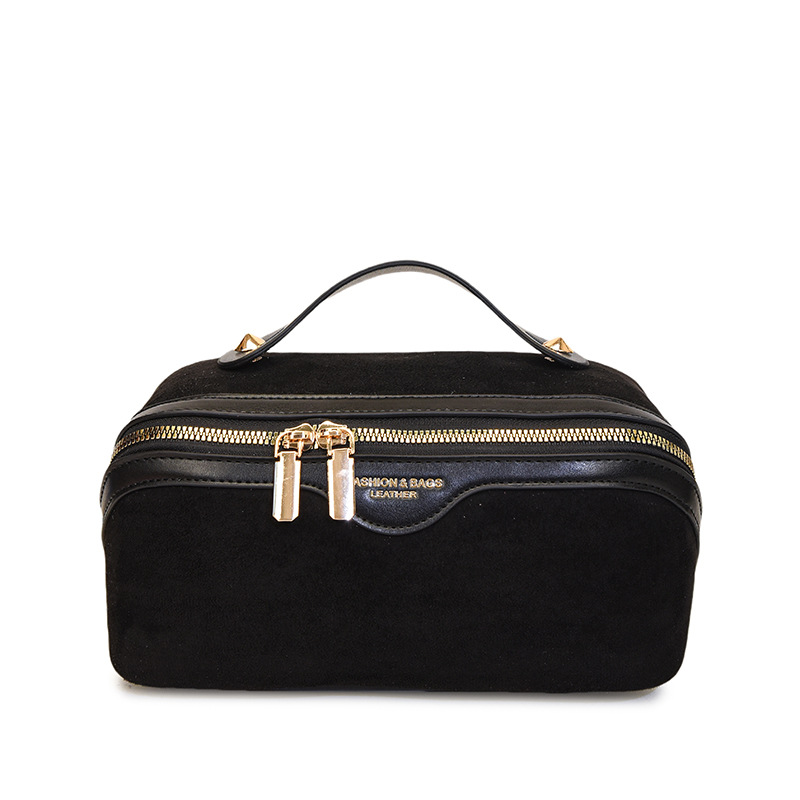 New Design Bag Cross-border Large Capacity High-end Feel Hand-held storage Bag Portable Travel Makeup Bag Toiletry Bag Free shipping