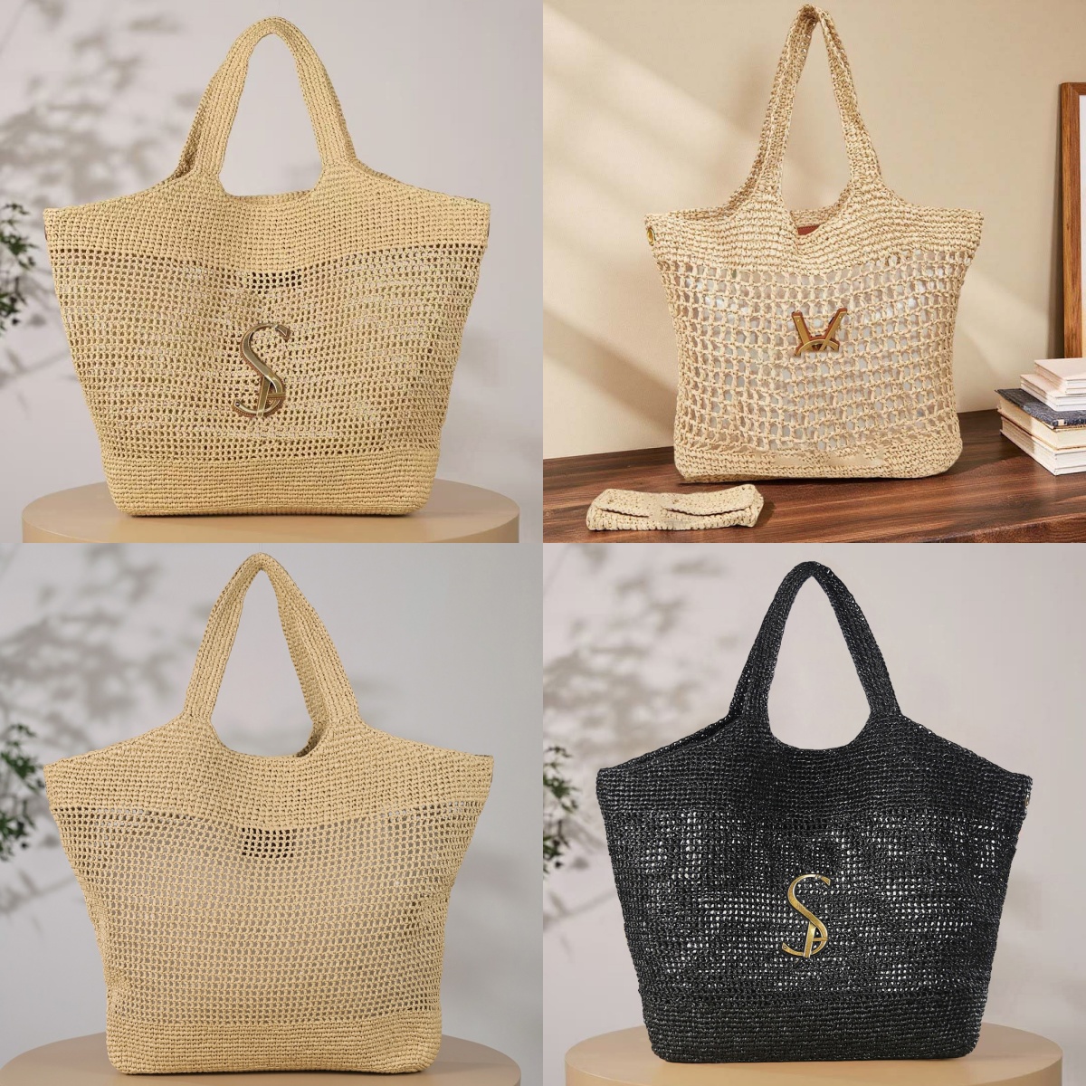 Designer Bag Shoulder bag Woven Texture Tote bag Relaxed Handbag Beach Bags Daily bag Everyday Carry Over sized Daily Tote women's bag