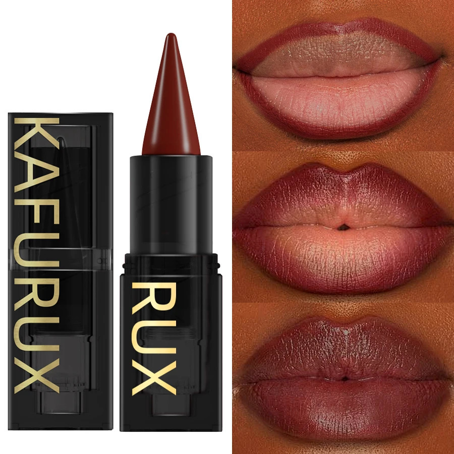 1pc nude brown lip liner pen lipstick matte smooth waterproof lipliner pencil long lasting non-stick cup lip tint makeup cosmeti 251230