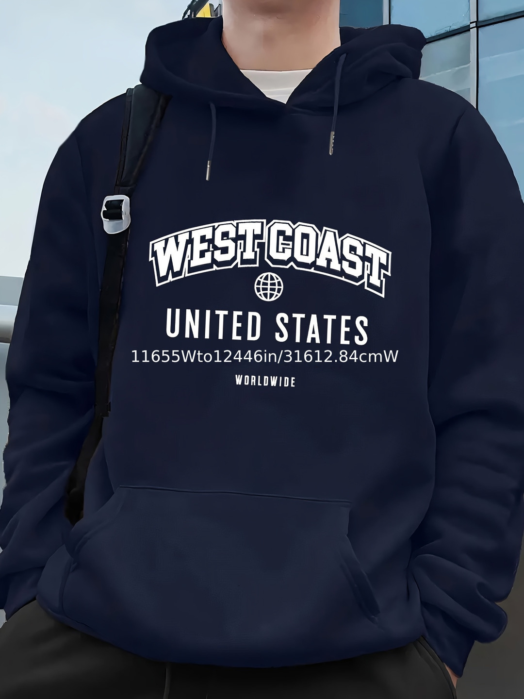 " Way Truth Life" Printed Casual Hoodie Men's Fashion Fall/Winter Collection Regular Fit Polyester Blend Knit Fabric Letter Pattern Com