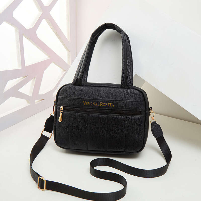 Chocolate Makeup 2025 New Ladies Handbags Large Capacity Three-Layer Pillow Bag