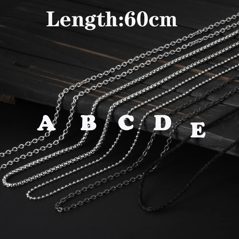 Vintage Punk Skull Necklace for Men Women 316L Stainless Steel Necklaces Mens chain Fashion Male Kiss Jewelry OSDZ201 251230