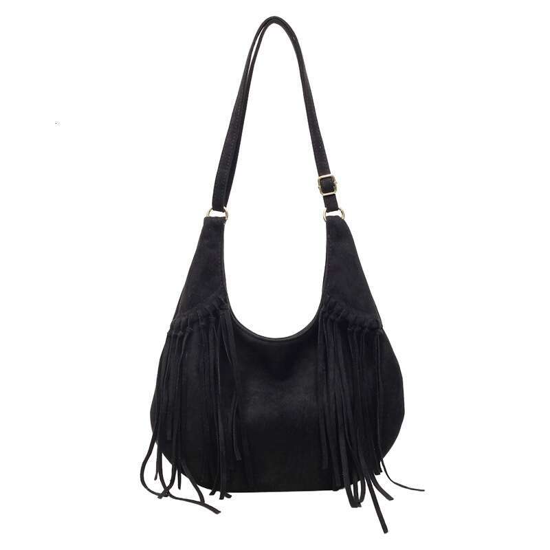 Cross-Border Niche Bohemian Style Tassel for Women 2025 New Fashion Casual Dumpling Single Shoulder Crossbody Bag