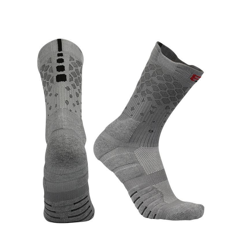 Trendy Professional Basketball Socks Practical Player Version High-Top Men And Women Long Tube Running Mid-Tube Thickened Towel Bottom Sports Socks