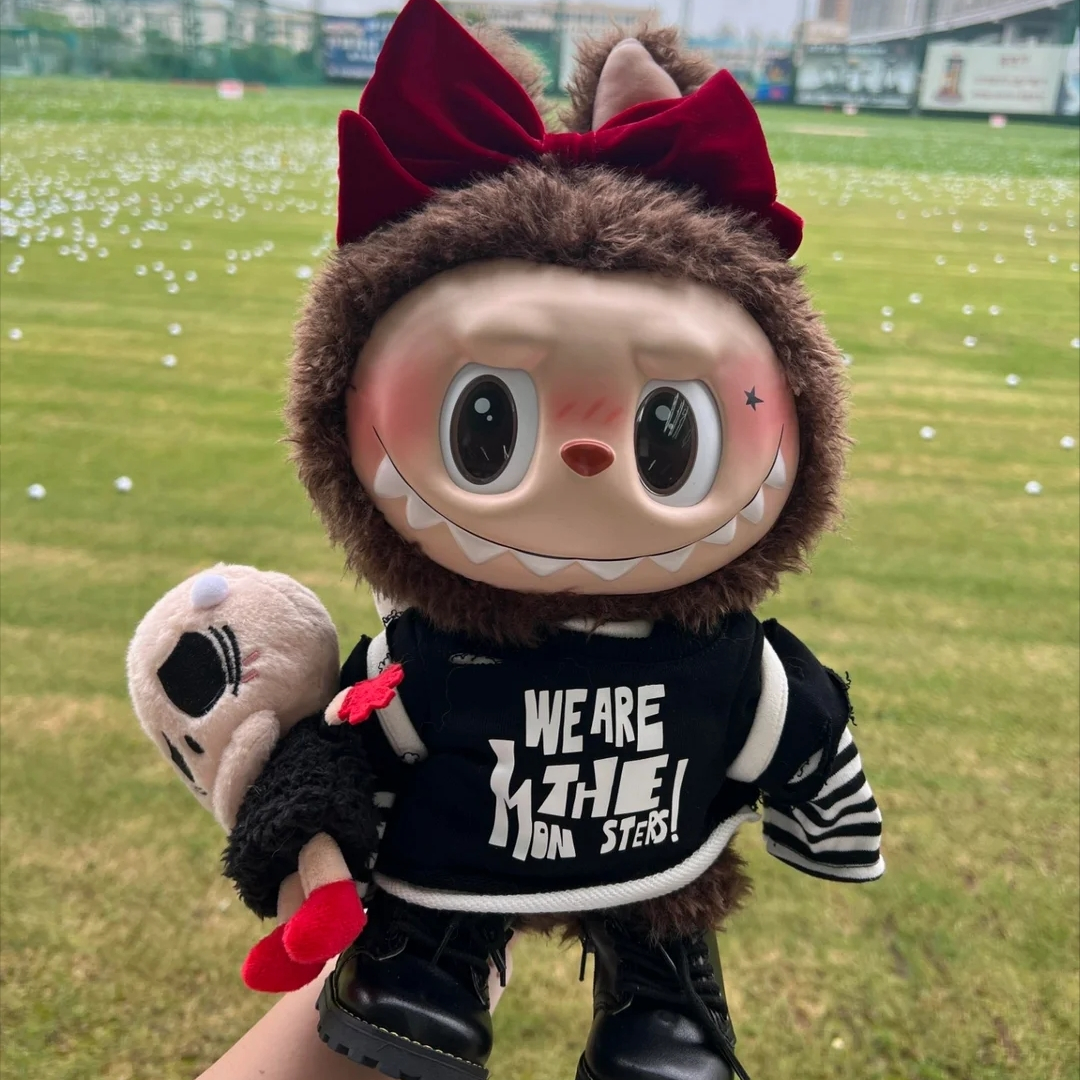 For Catch Me if You Like Me 38cm PVC Plush Doll Valentine's Day Monster Zimomo Pink Harmonia Blind Box Gift QIAOWANTONG