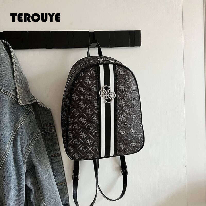 Popular Elegant Leather Tote Bag For Ladies Women Fashion Shoulder Messenger By Luxury Brand Famous Designer TEROUYE