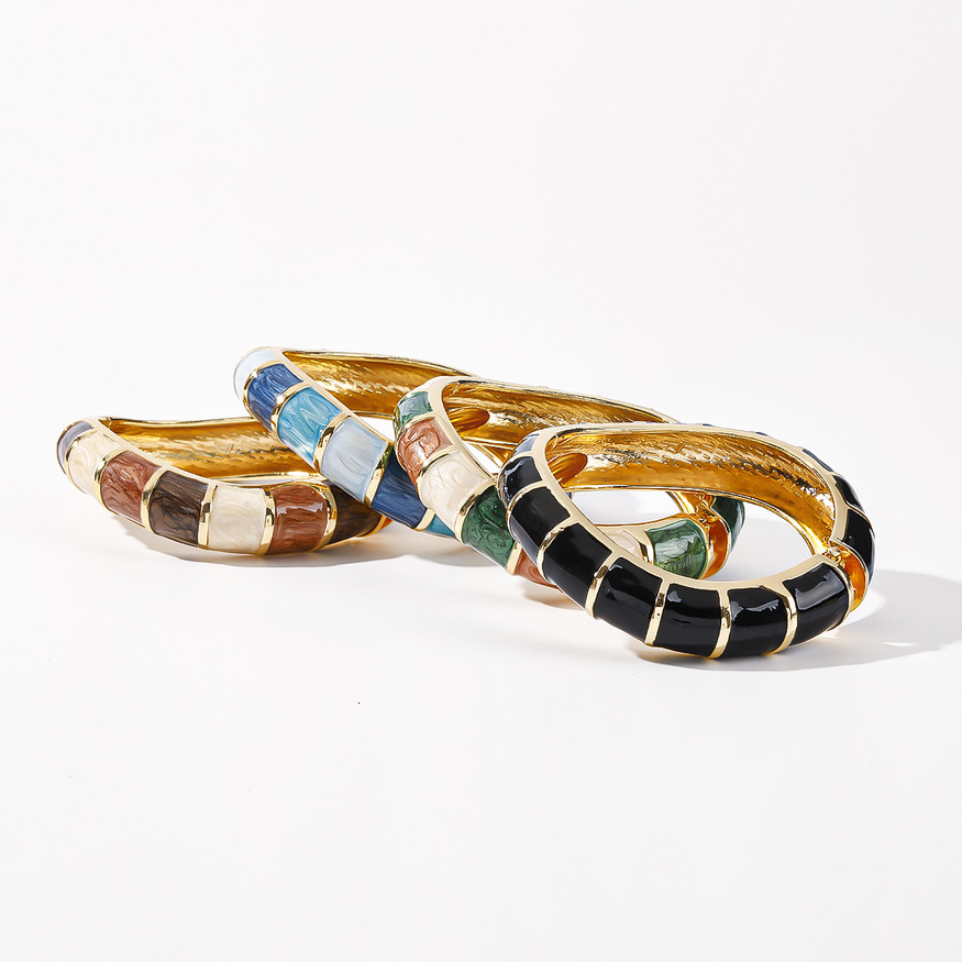 Cross-Border Hot-Selling Women's Personality European and American Fashion Multi-Color Oil Drop Series Exotic Style Bracelet