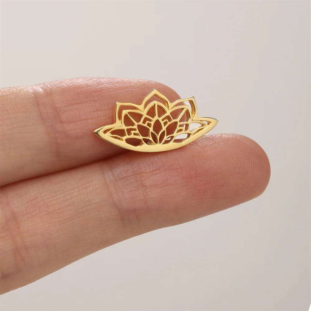 Aide 925 Sterling Silver Hollow-out Lotus Star Heart Zircon Ear Studs&Hoops Multi-Style Piercing Valentine's Day Confession Gift