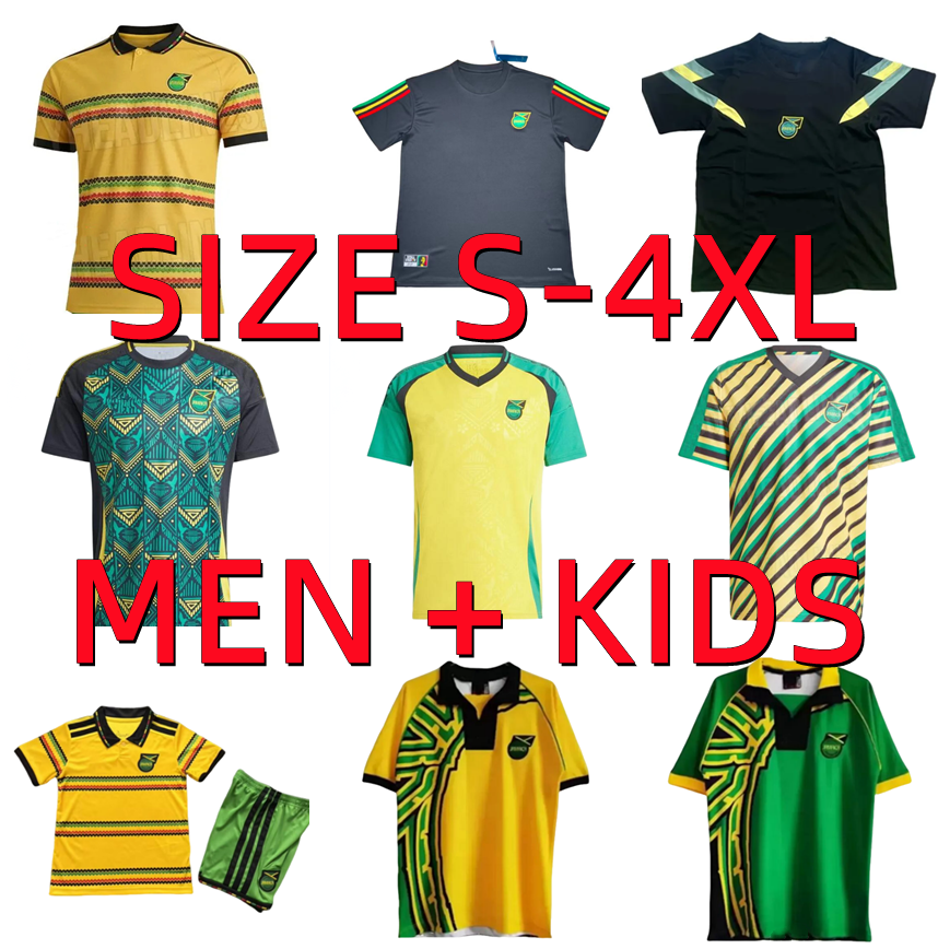 2025 2026 2027 Jamaica soccer jerseys 25 26 27 1998 retro national football team Bailey ANTONIO REID Nicholson LOWE MORRISON home away football shirt Men kids kits