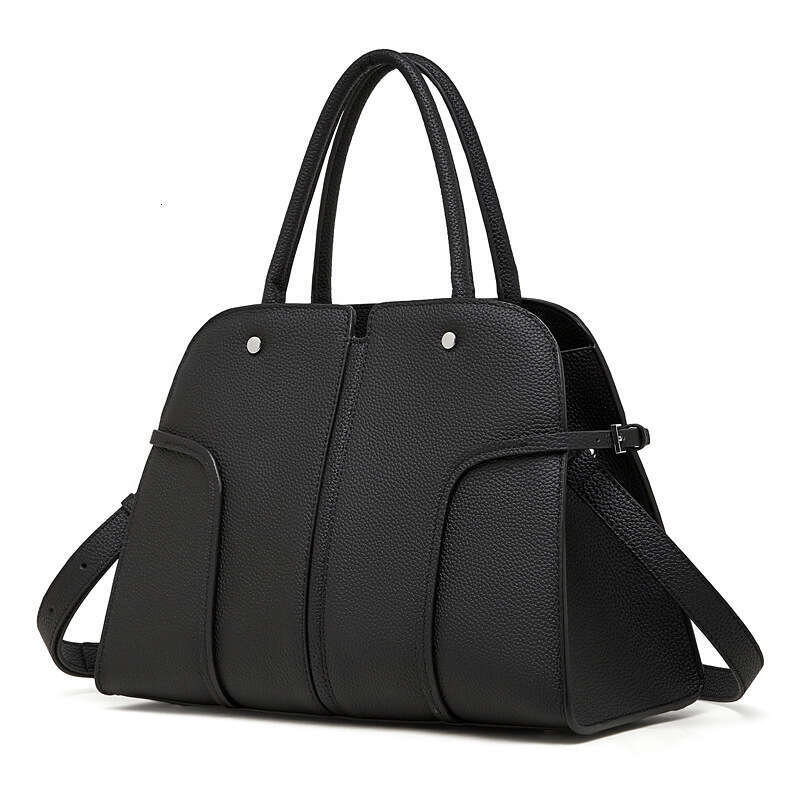 Luxury Shoulder Bags Totes Hobo Winter New Top Layer Cowhide Large Capacity Handbag Crossbody Cross Border Smiley Shell Genuine Leather Women S Bag SE