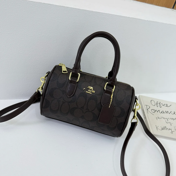 Top Designer bag Handbags Classic Old Flower Pull Link Closure Tote Shoulder Bag Mini Women's Bag Leather Denim Crossbody Embossed Handbag Brown Flower Handbag a7