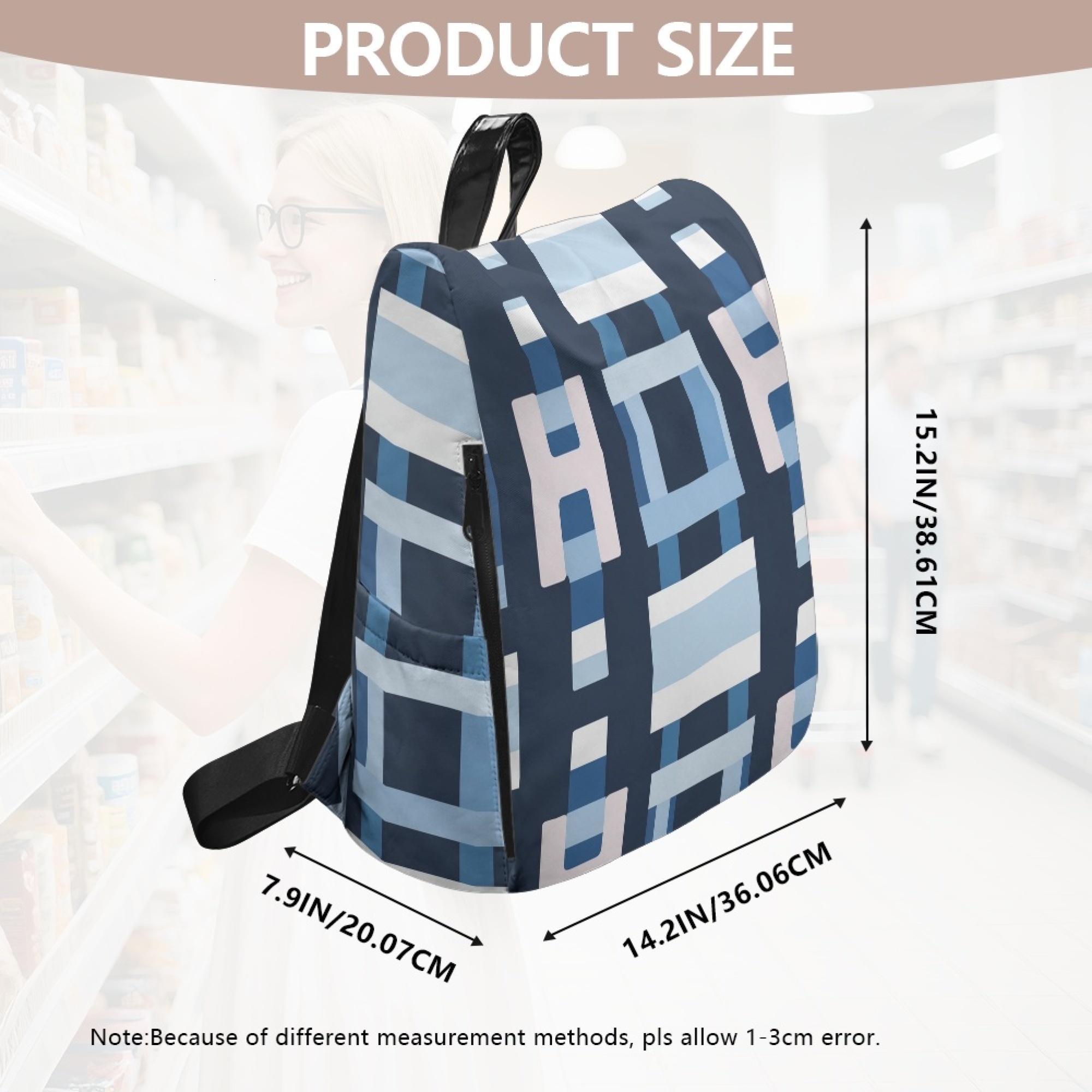 Custom H Designer Fashion Anti Theft Backpack Luxury Horse Pattern Unisex Full Print Backpack Laptop Bag Travel Bag H63