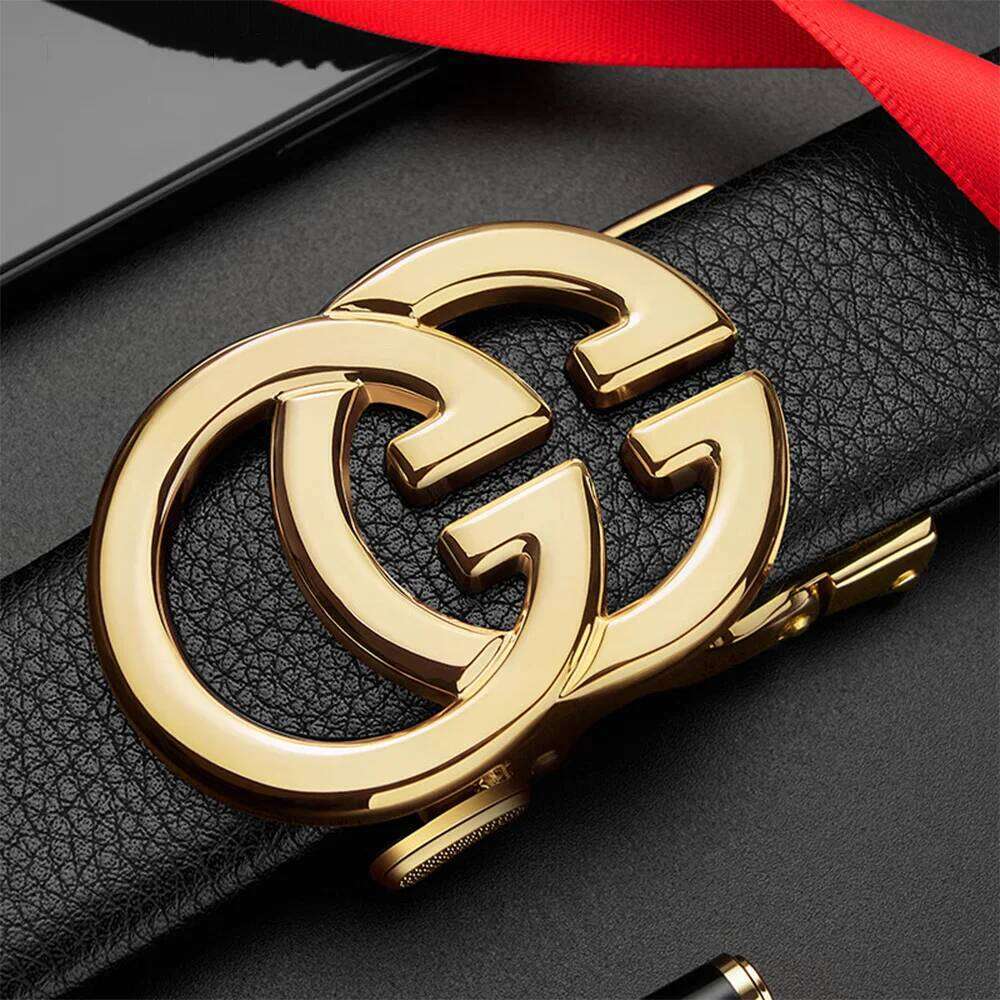 Famous Genuine Leather Male Business Men Belts For Pants Jeans Strap High Quality Designers Buckle