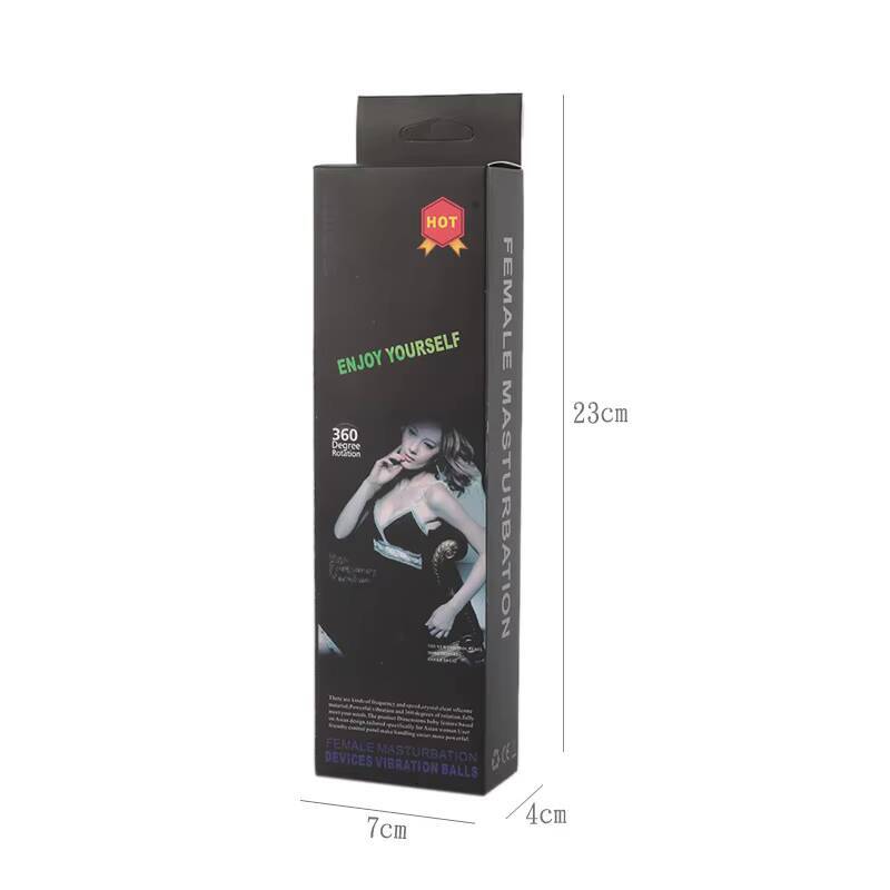 AV Female Masturbator Sex Toys G-Spot Vibrator with Swinging Bead Ball Dildos