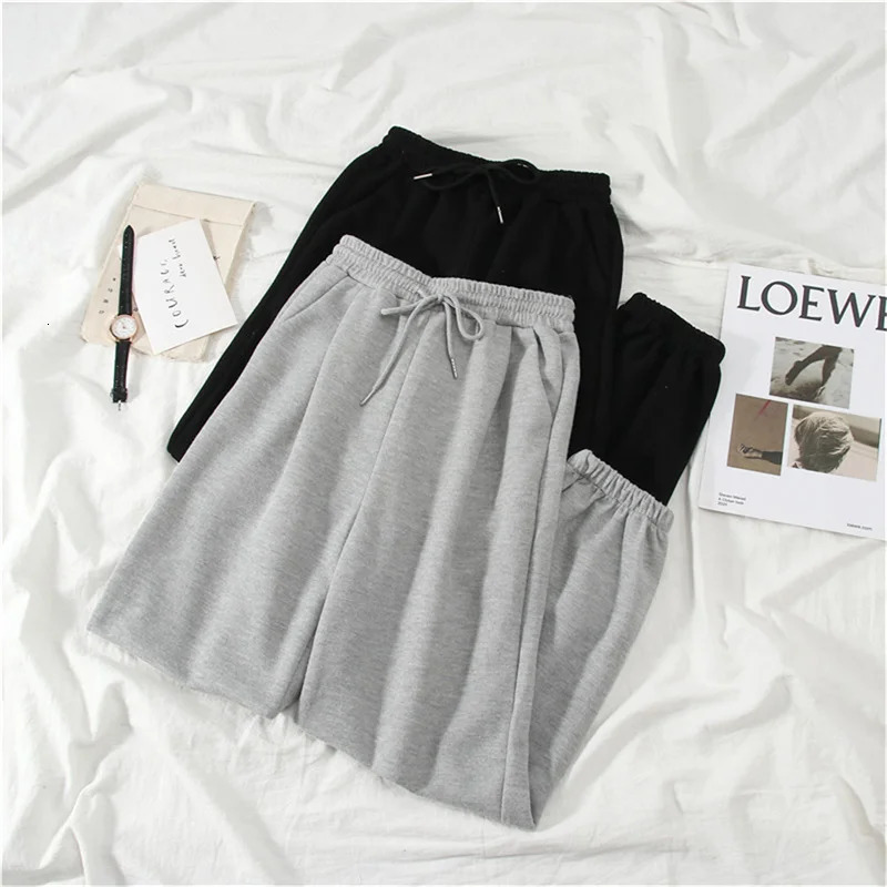 s Gray Men women Sweatpants Autumn Baggy Fashion Oversize Sports Pants Black winter Joggers Streetwear Trousers 251213