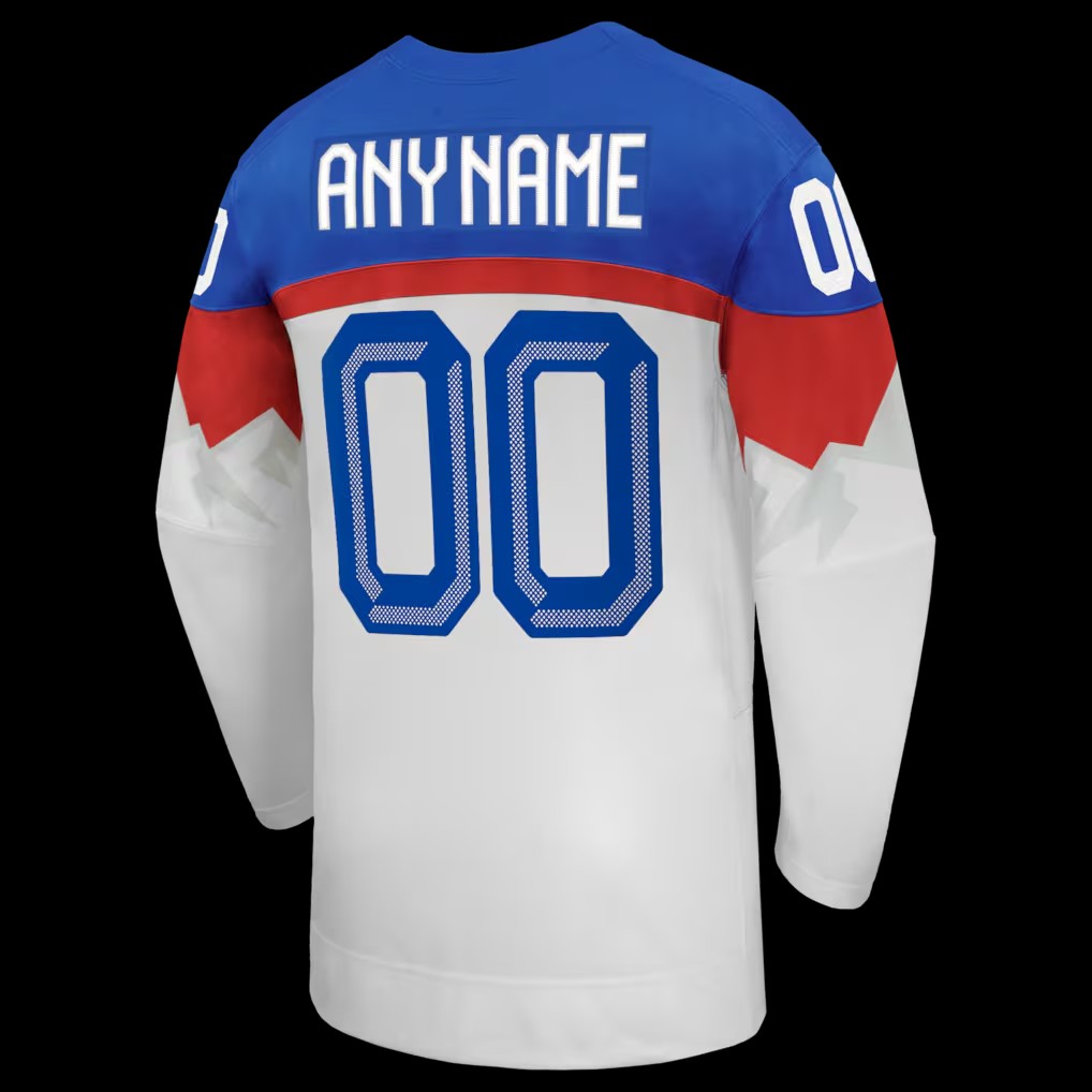 Slovakia Hockey 2026 Olympicss Hockey Jersey Any Name Custom Hockey Jersey All Stitched