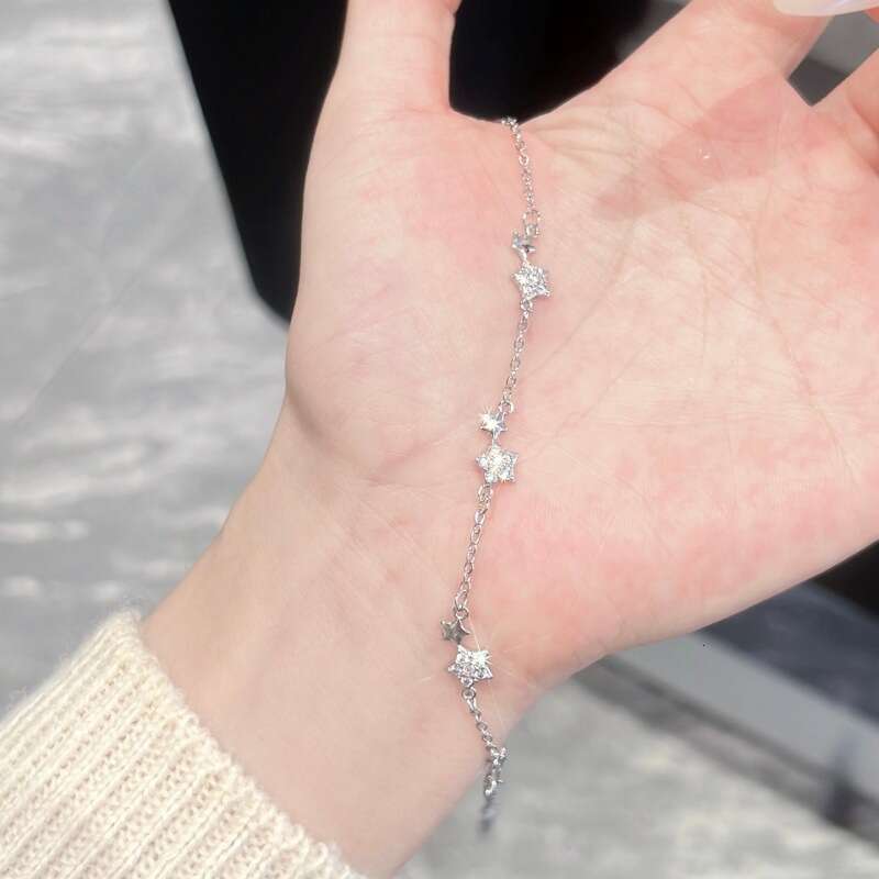 S925 Sterling Silver Starry Sky Bracelet for Women Niche Fashion High End Exquisite Jewelry Wholesale