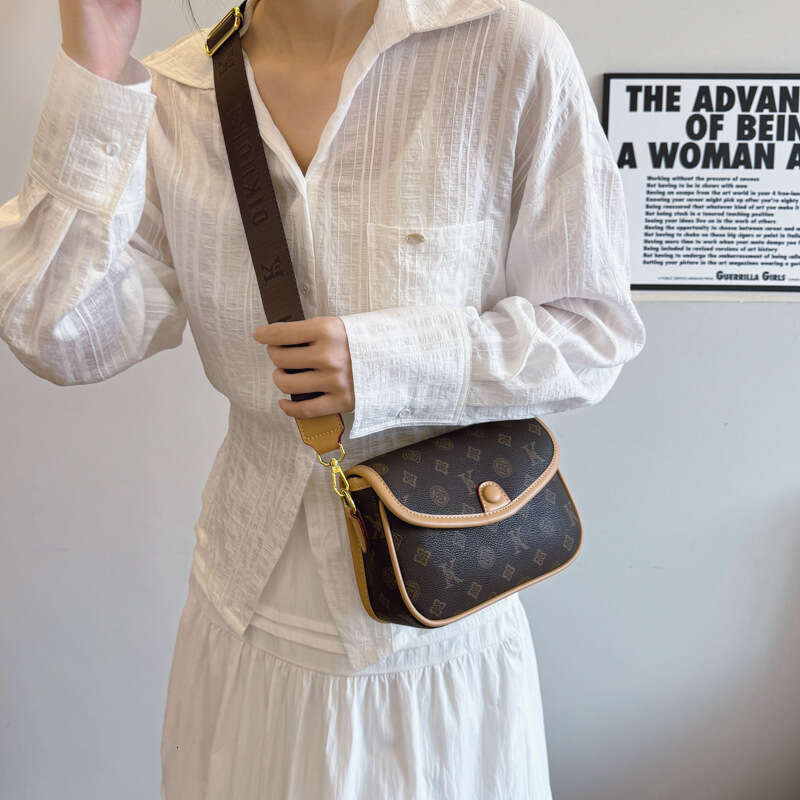 for Women 2026 New Model High-End Light Luxury Printed Versatile Elegant Small Square Single Shoulder Crossbody Bag