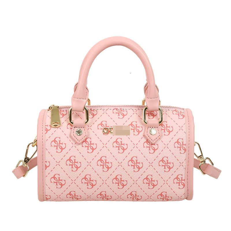 designer bag Handbag Shoulder New Large Capacity Simple Commuter Crossbody Letter Print Round Barrel Bag