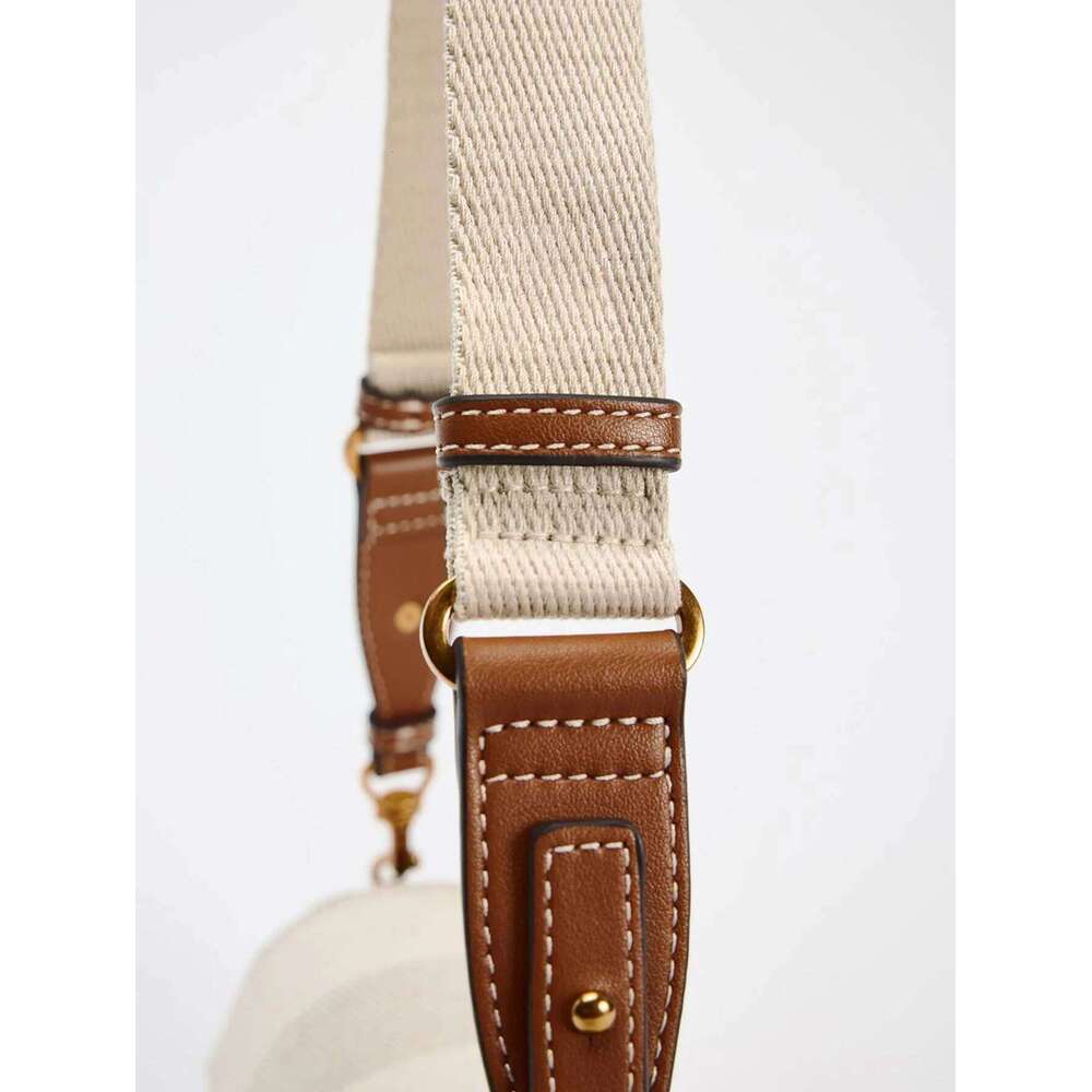 Wide Strap Women's Vintage Crossbody Bag Summer Tote Ladies Luxury Handbags One Shoulder Armpit Small Cylinder Bags For Femele