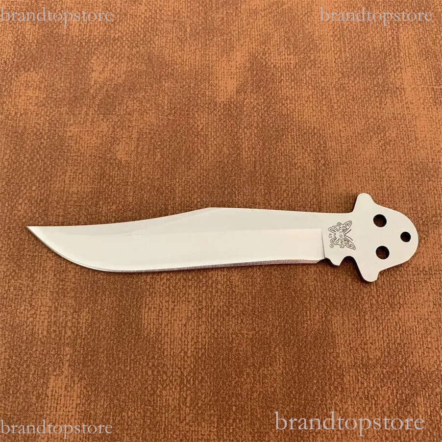 8Models BM42 Trainer Free-swinging Knife 3.74 440C Plain Blade, Stainless steel Handles For BM40 BM41 BM43 BM46 BM47 BM49