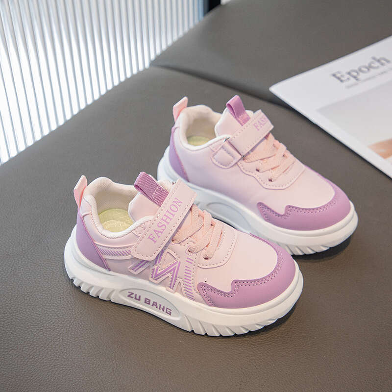 2025 Spring Autumn New Children's Thick-Soled Sneakers Running Casual Sports Single Shoes for Toddlers and Middle-Aged Students