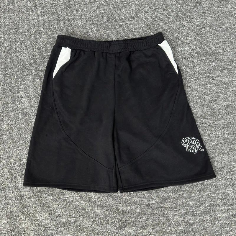 Men's Shorts Arrivals Casual Simple Fashionable Checked Print Spliced Mesh Fabric Sports Beach