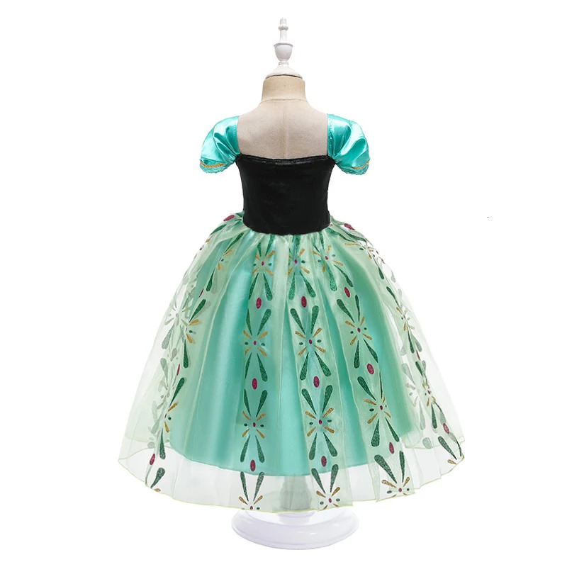 Anna Dresses Children Princess Dress Girl Cosplay Costume Kids Summer Clothes Halloween Birthday Carnival Robe Party Disguise 260104 - view 4