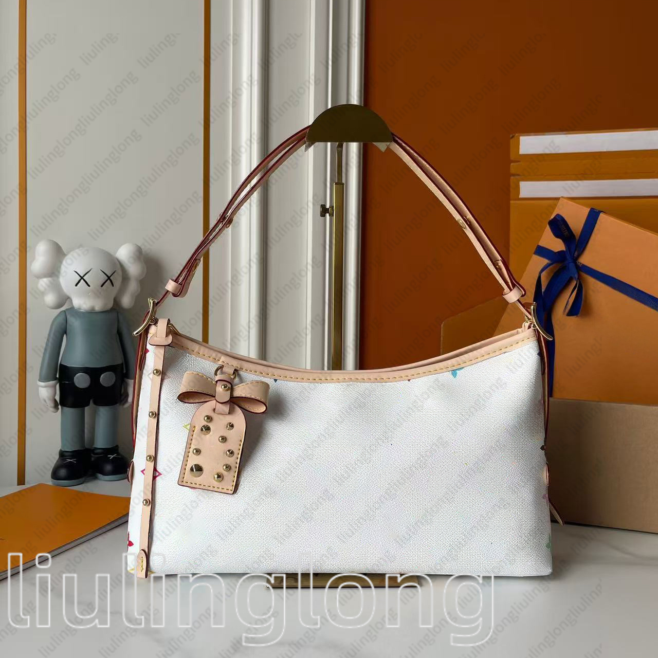 LINEUP Underarm Hobos Luxury Murakami Takashi bag Women Designer Carry all shopping bag Purse Clutch Wallet Lady East West Handbag Pochette Crossbody shoulder bags