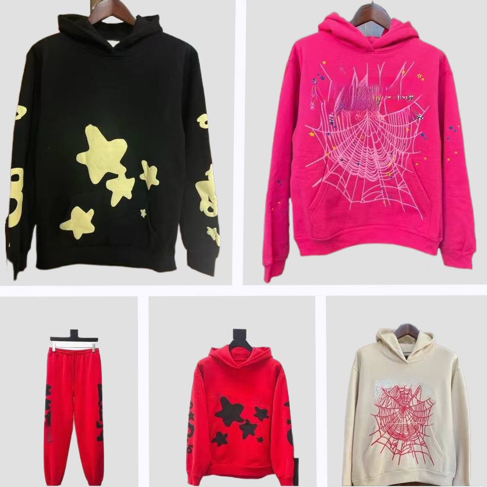 Young Thug Pink Spider Hoodie: Spyder Y2K Graphic Pullover For Men & Women - Designer Fluffy Sweatshirt Spider US Size S-XL 96b c f8