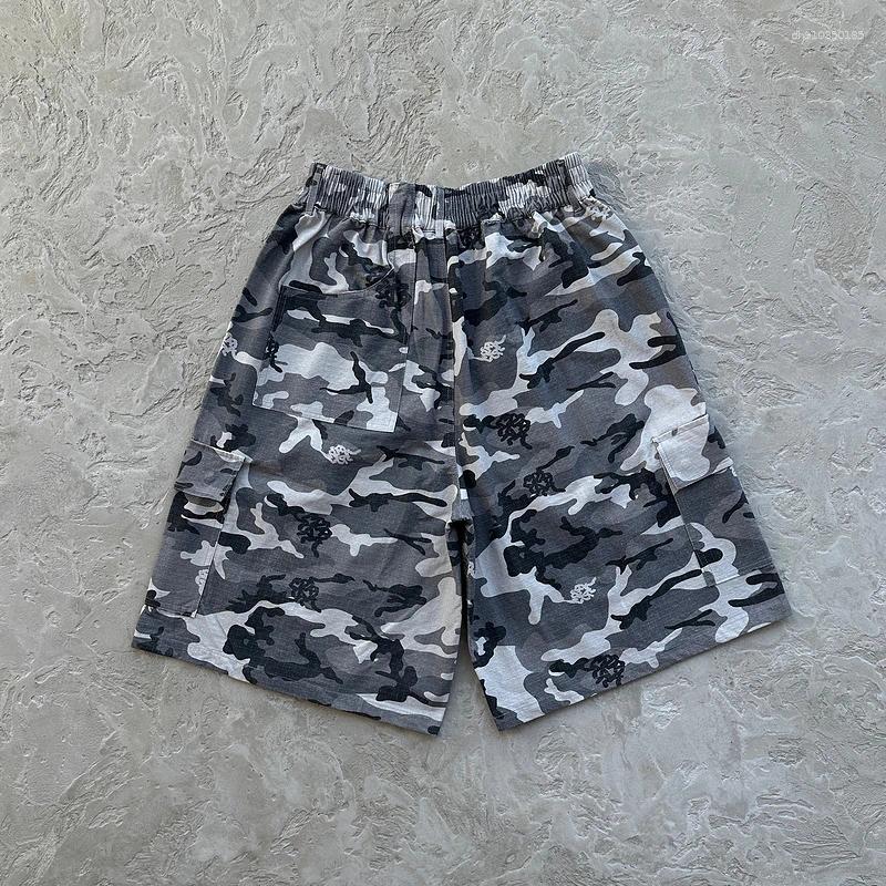 Men's Shorts Summer Camouflage Loose Fit Lightweight Beach Cargo Casual Comfortable Breathable Pants For Men