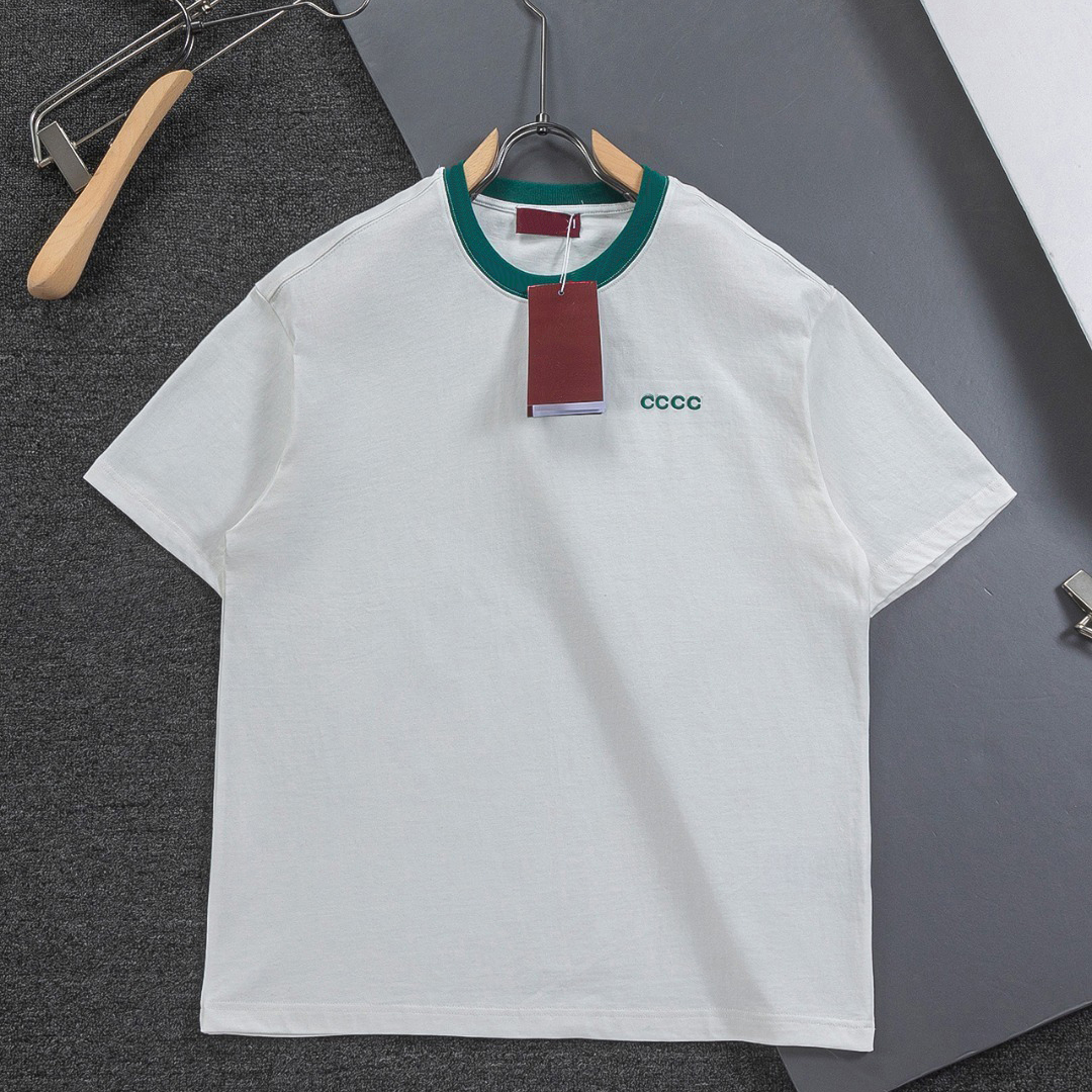 Summer high quality clothing brand designer men's and women's casual T-shirt Men's printed letter short sleeve round neck men's fashion T-shirt