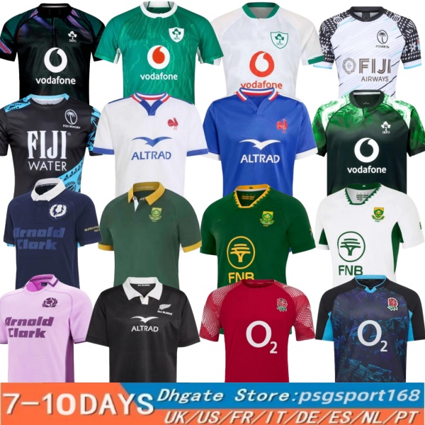 2023 Rugby jerseys South enGlands African Ireland Rugby Black Samoas RUGBY Scotland Fiji 23 24 Worlds Rugby Jersey Home Away mens rugby shirt Jersey