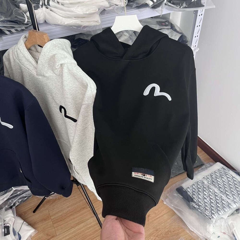 Evisuu Hoodies Mens Women Hoodie Fashion Luxury Round Neck Long Sleeve Autumn Winter Hooded Pullover Clothes Sweatshirts Jacket Hoodies Jumpers 42A
