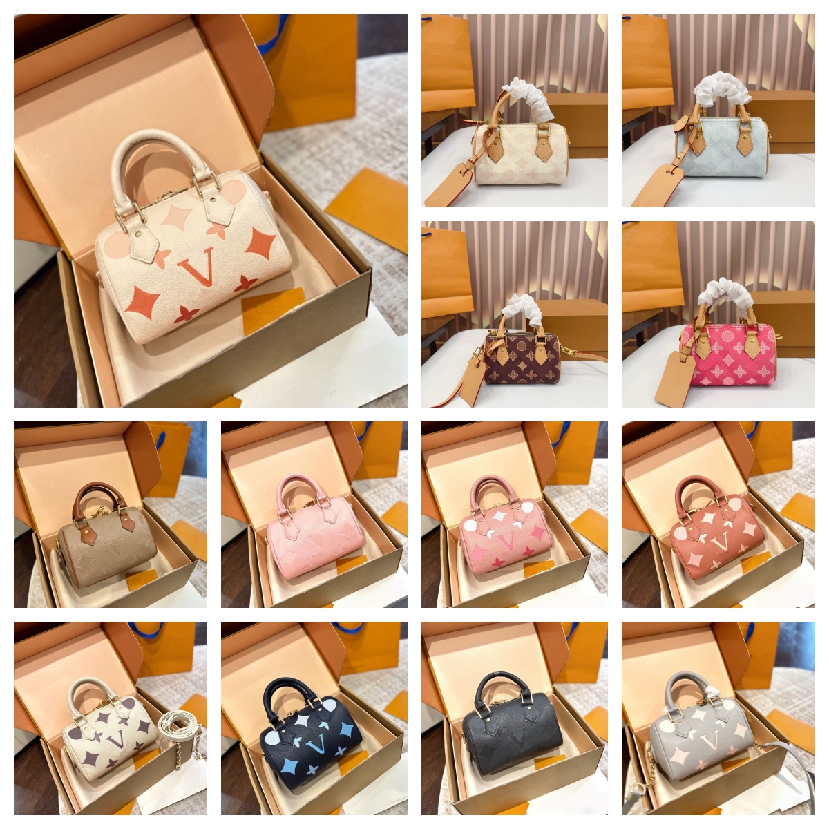 Designer Crossbody High-Quality Women's Colorful Monogram Canvas Pillow Bag Lightweight Yet Sturdy Designer purse Free-Spirited Casual Bag for Everyday Use