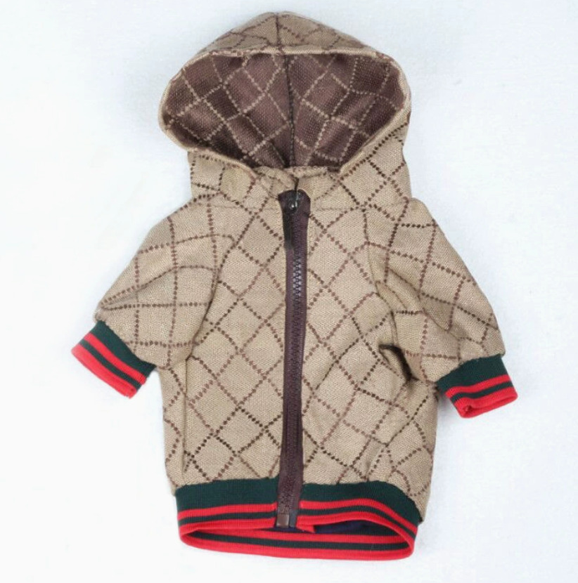 2026 New Classic Designer Hoodies Dogs, Luxury Dog Zipper Design, Easy On, Off Coats, Winter Puppy Clothes, Warm Pet Jackets For Small Medium Large Do